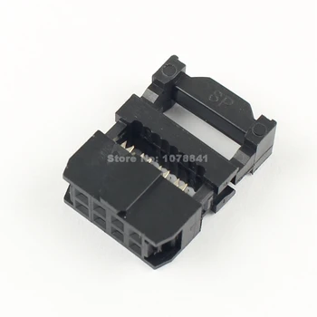 

100 Pcs Per Lot 2.54mm Pitch 2x4 Pin 8 Pin IDC FC Female Header Socket Connector