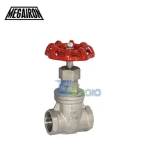 MEGAIRON 3/" DN20 Нержавеющая сталь SS316 нитки женский ворота клапан CF8M Heavy Duty Max 200Psi