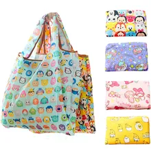 Мультфильм ЦУМ маленький две звезды, большая Складная Многоразовые Сумки для покупок с рисунками из мультфильма «My Melody» сумка Eco большой нейлон Бакалея сумка для сумки