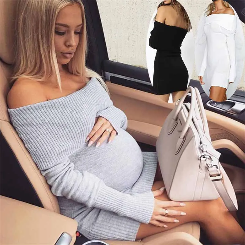 

New Pregnant Women Clothes Pullover Loose Sweaters Winter Casual Lady Pullovers Winter Maternity Sweaters Autumn Female Sweater