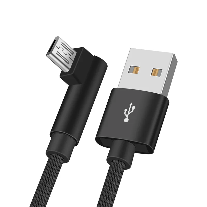 USLION Micro USB кабель для samsung Xiaomi huawei MEIZU Android L Тип MicroUSB Быстрая Зарядка Кабели адаптер данных кабель