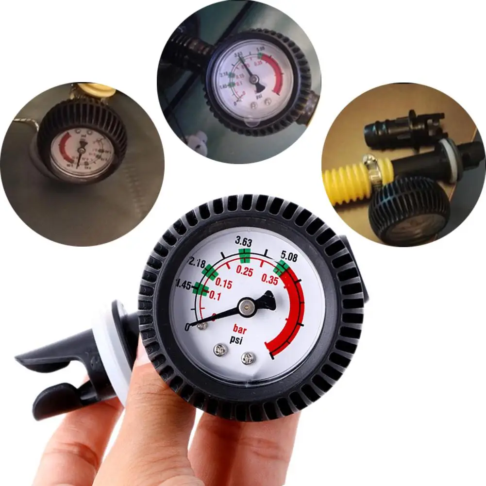 

Pump Barometer Pressure Gauge Barometer Inflatable Boat Kayak Accessories Surfboard Inflator Pump Barometer