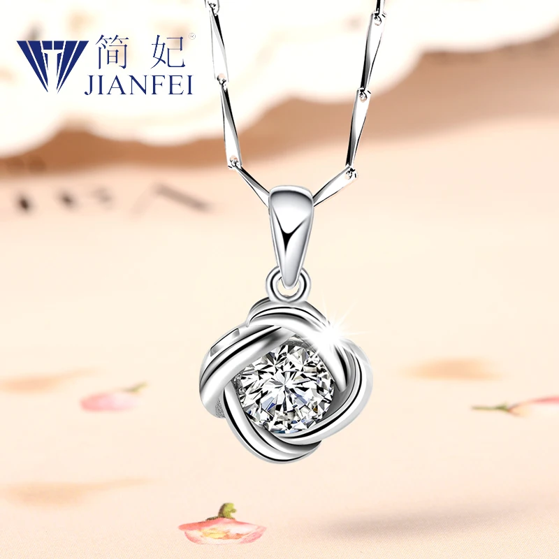 

Little rose Arrival Europe Style Jewelry for Women Girl Gift 925 sterling silver necklace 6
