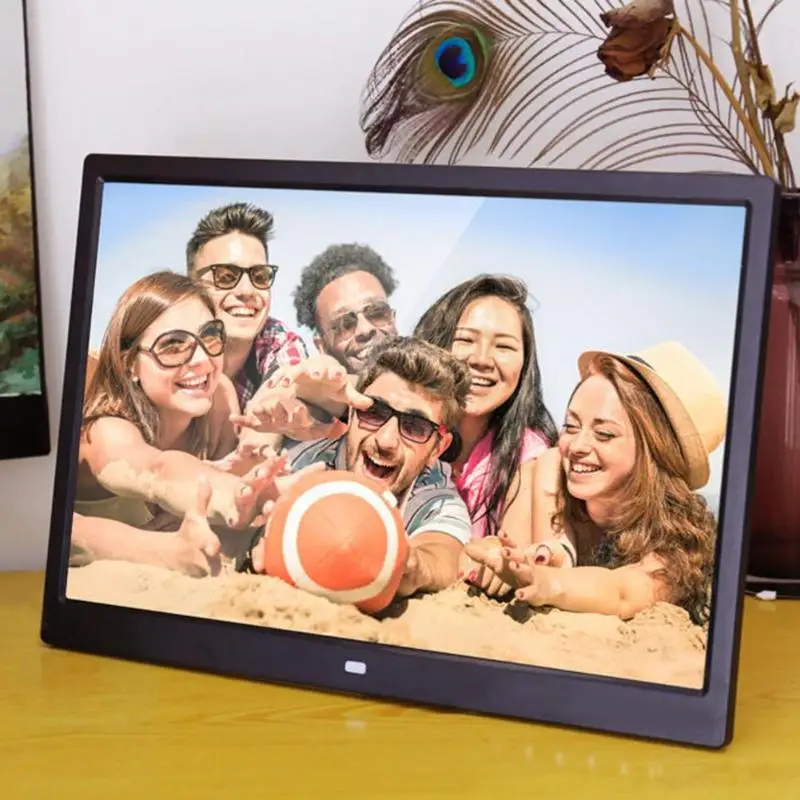 

ALLOET 13.3 Inch Backlight LED HD 1280*800 Full Function Digital Photo Frame Electronic Album digitale Picture Music Video