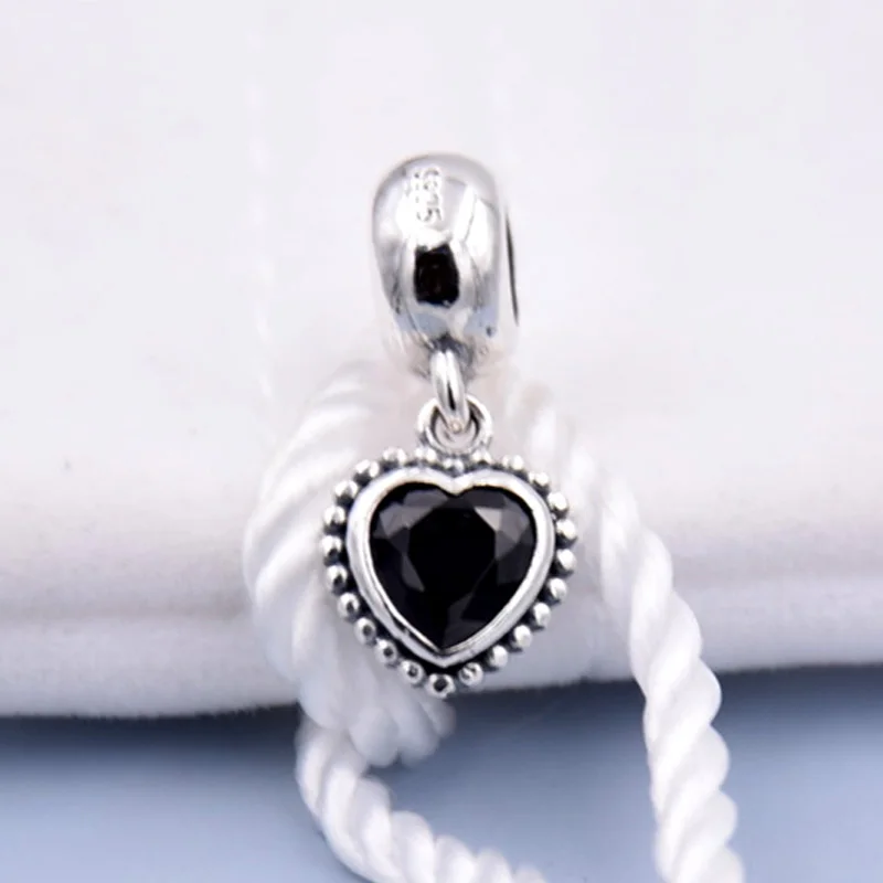 clip pandora cuore nero clip pandora cuore nero