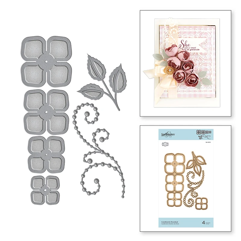 

SP Flower set Metal Cutting Dies Stencils for DIY Scrapbooking Craft Paper Card Decorative Embossing Die Cuts