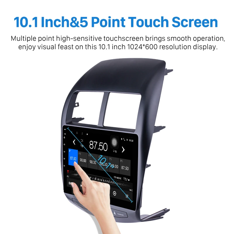 Cheap Seicane 10.1" Android 8.1 HD 1024*600 Car GPS multimedia Radio Navi player For 2010-2015 Mitsubishi ASX Peugeot 4008 2