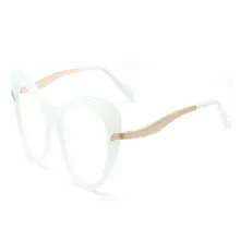 Женская мода Ретро полный обод ацетат кошачий глаз дизайн прогрессивные мульти-фокусные линзы очки для дальнозоркости дальние оптические очки