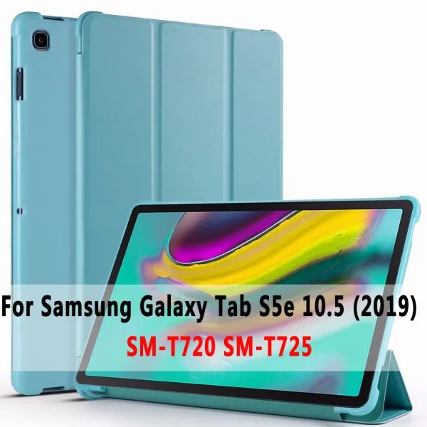 Мягкий умный чехол для samsung Galaxy Tab S5e 10,5 SM-T720 SM-T725 T720 T725 противоударный чехол для samsung Tab S5e 10,5+ пленка+ ручка - Цвет: SM-T720 SM-T725 case