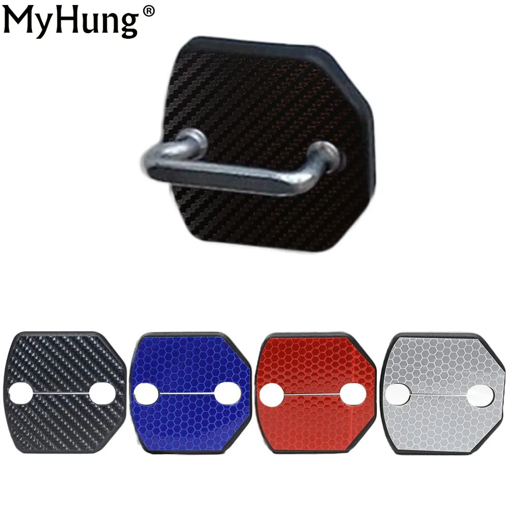 

For Ford Focus 2 2005 To 2013 Fiesta Kuga Escape Car Door Lock Protective Cover Anti-corrosive Lock Cover 4pcs Car Accessories