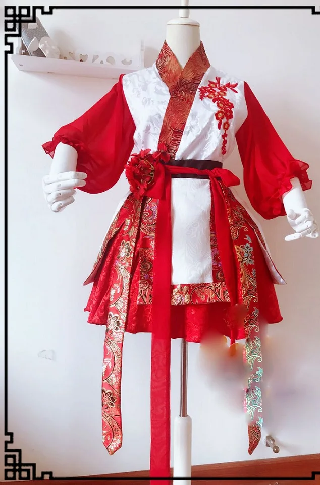 8 видов конструкций Цзи мин Юэ Синг девочки группа певица Улучшенный короткий дизайн китайский костюм Hanfu танцевальное шоу певица группа костюм - Цвет: 8 165cmH