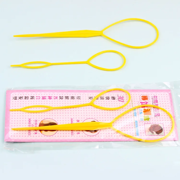 2 шт стиль волос Инструменты для укладки волос шпилька аксессуары для волос диск для женщин девочек детей - Цвет: yellow