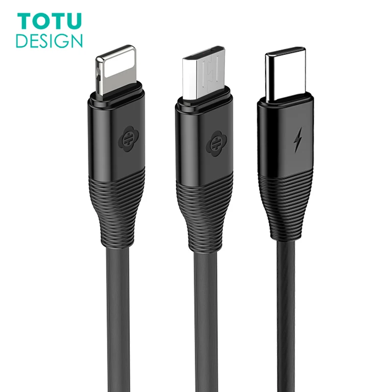 Totu For Lightning Iphone Short Cable Usb Type C Type C Date Wire