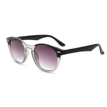 Унисекс градиентные серые линзы в серебристой оправе очки для чтения лупа Для мужчин Для женщин в круглой оправе очки для чтения пресбиопические очки с диоптриями L3