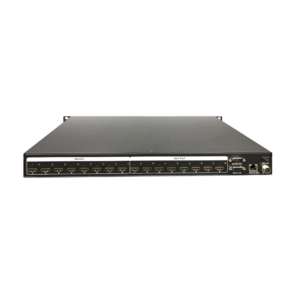 ISEEVY 8x8 HDMI матричный коммутатор с 8 в каналов Поддержка 4K x 2K @ 30Hz 1080P3D 60Hz HDCP 1 4 Blue ray