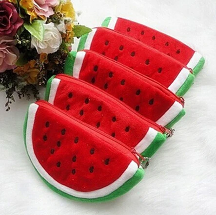  BIG Volume Watermelon School Kids Pen Pencil BAG Case GIFT BAG ; Pendant Cosmetics Purse BAG & Wallet Holder Pouch BAG Case 