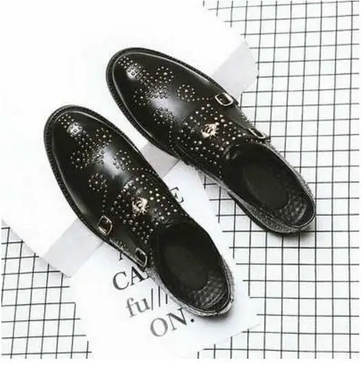

2018 Men Genuine Leather Casual Designer loafers Shoes Soft Metal buckle summer Fashion Brand Flats Comfy Luxury mens shoes