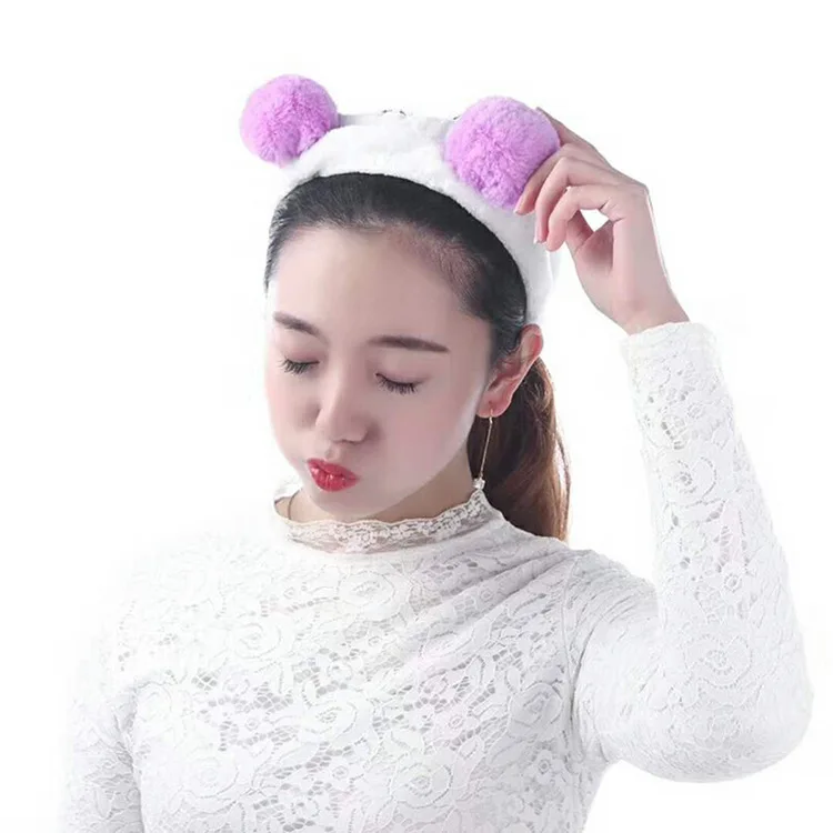 kids infant child girls and Mom elastic ribbon headband Double ball headwrap hair bands Korea Style Accessories For Party (11)