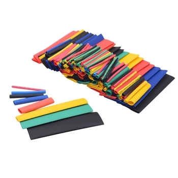 

164pcs Set Polyolefin Shrinking Assorted Heat Shrink Tube Wire Cable Insulated Sleeving Tubing Set