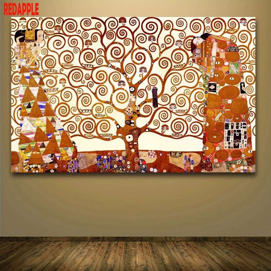 

5d Rhinestone painting crystal Home Decor DIY Diamond painting Austria Gustav Klimt Tree of Life 3D cross stitch pattern diamond