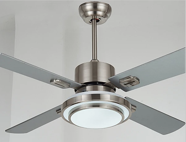Stainless Steel Ceiling Fans With Lights       - Light Kit Included Stainless Steel Ceiling Fans You Ll Love In 2021 Wayfair : Presenting a beautiful design on the outside with a ceiling fan on the inside.