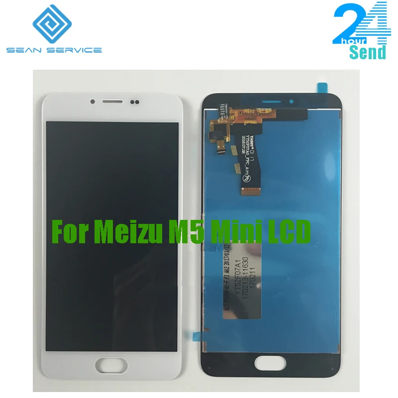 

For MEIZU M5 Mini LCD Display With Touch Screen Digitizer Assembly Replacement 5.2 inch 1280*720P Free shipping