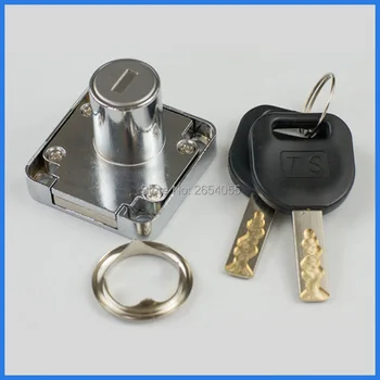 

10 pcs 40mm * 40mm base high quality cabinet locker drawer lock with different keys