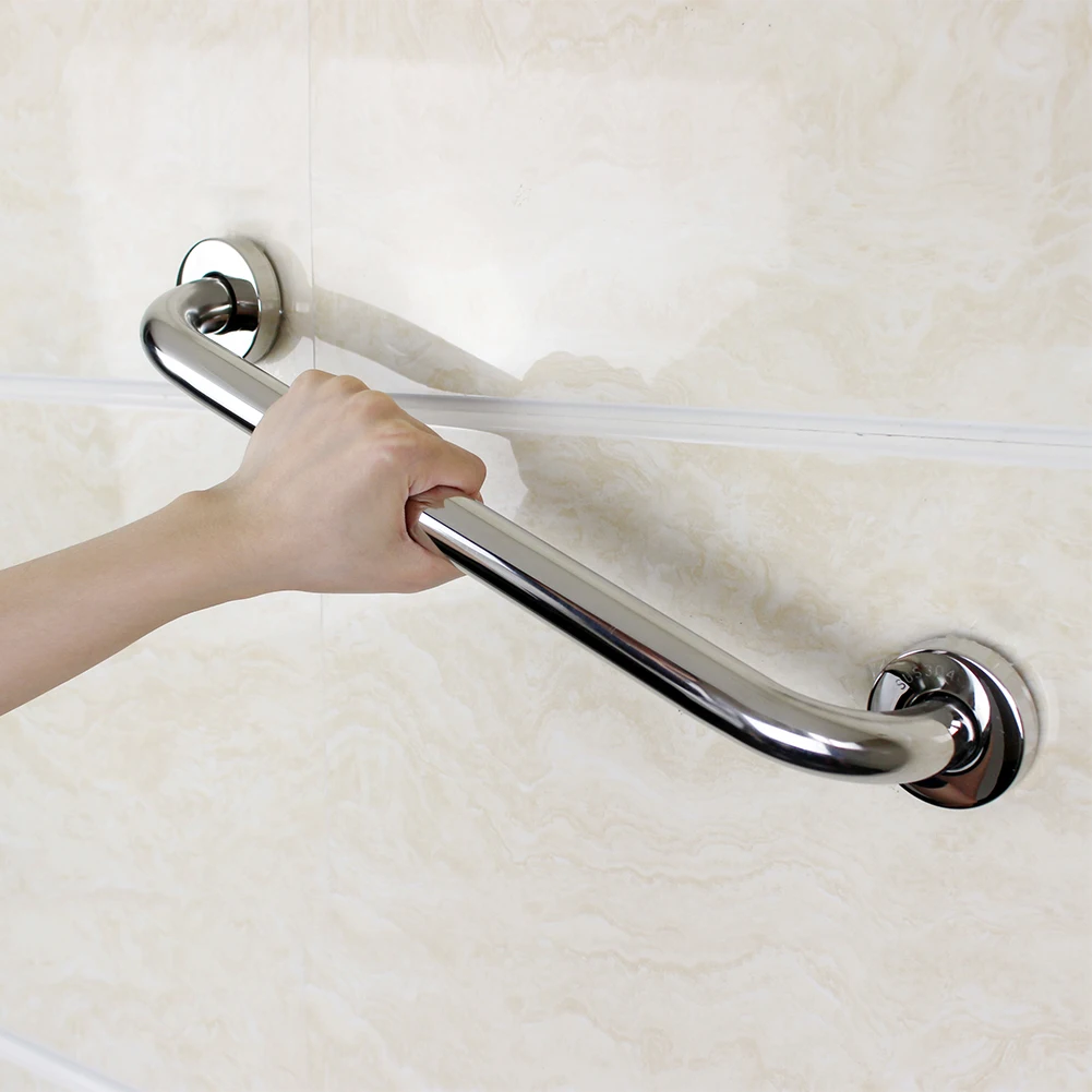 Поручни из нержавеющей стали для ванной комнаты 30 см хромированная полированная безопасная поручень для ванной комнаты поручни поддержка ручка вешалка для полотенец