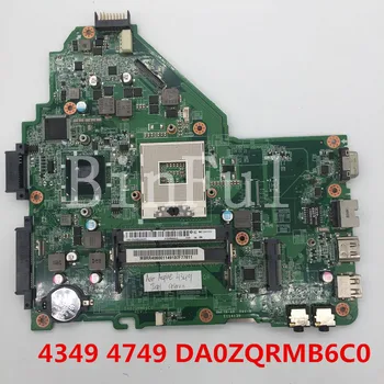 

High quality For Aspire 4349 4749 Laptop motherboard DA0ZQRMB6C0 HM65 100% full Tested