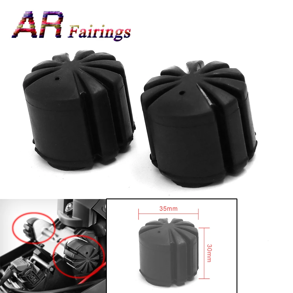 

2 piece Motorcycle Seat Cushions Rider Lowering Kit Rubber Black For BMW S1000XR R1200RT LC K1600GT R1200GS LC R1250GS R 1250 RT