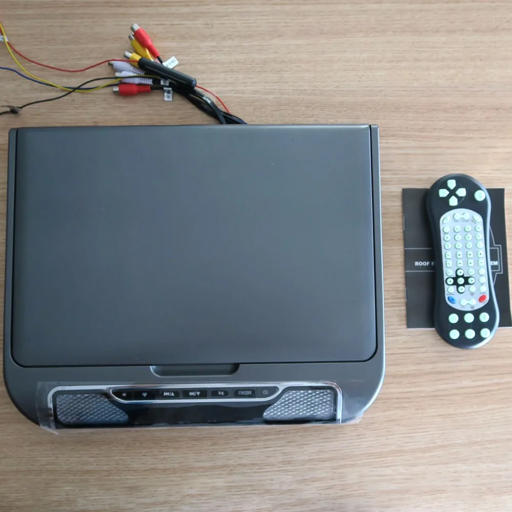 Cheap 13 inch Roof Mount Car DVD Player Built-in IR FM transmitter MP5/USB Card and SD/MS/MMC slot 5