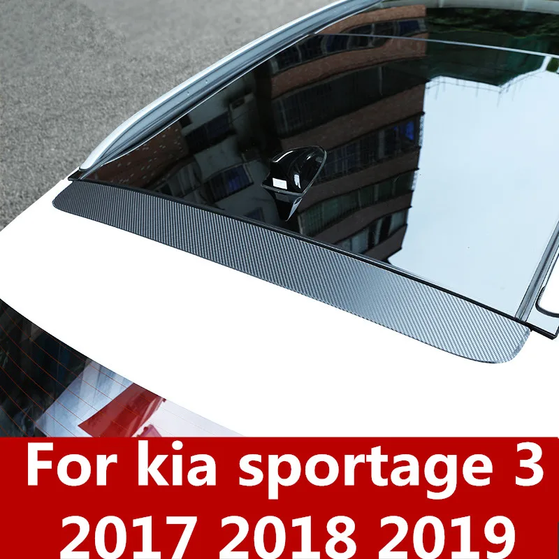 

Tail trim strip exterior special car tail wing free punching wing decoration car Accessories For kia sportage 3 2017 2018 2019