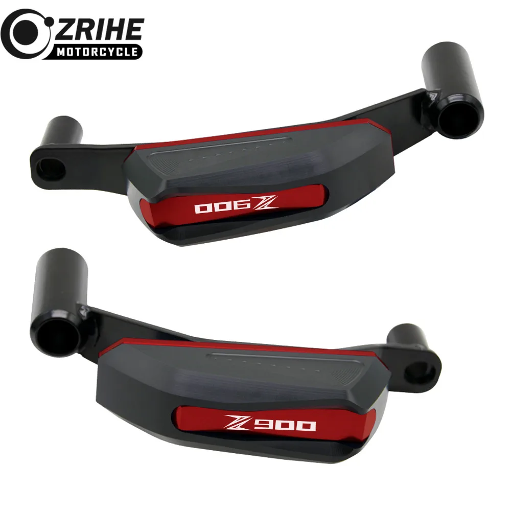 LOGO (Z900) Motorcycle frame crash pad engine case sliders protector for kawasaki z900 2016 2017 2018 z 900