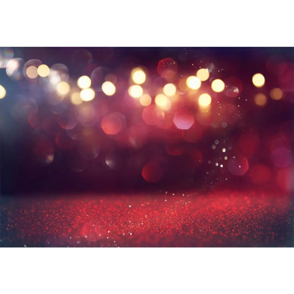 Laeacco Photo Backdrops Dark Shiny Polka Dots Light Bokeh Love Birthday Party Baby Child Photo Background Photocall Photo Studio