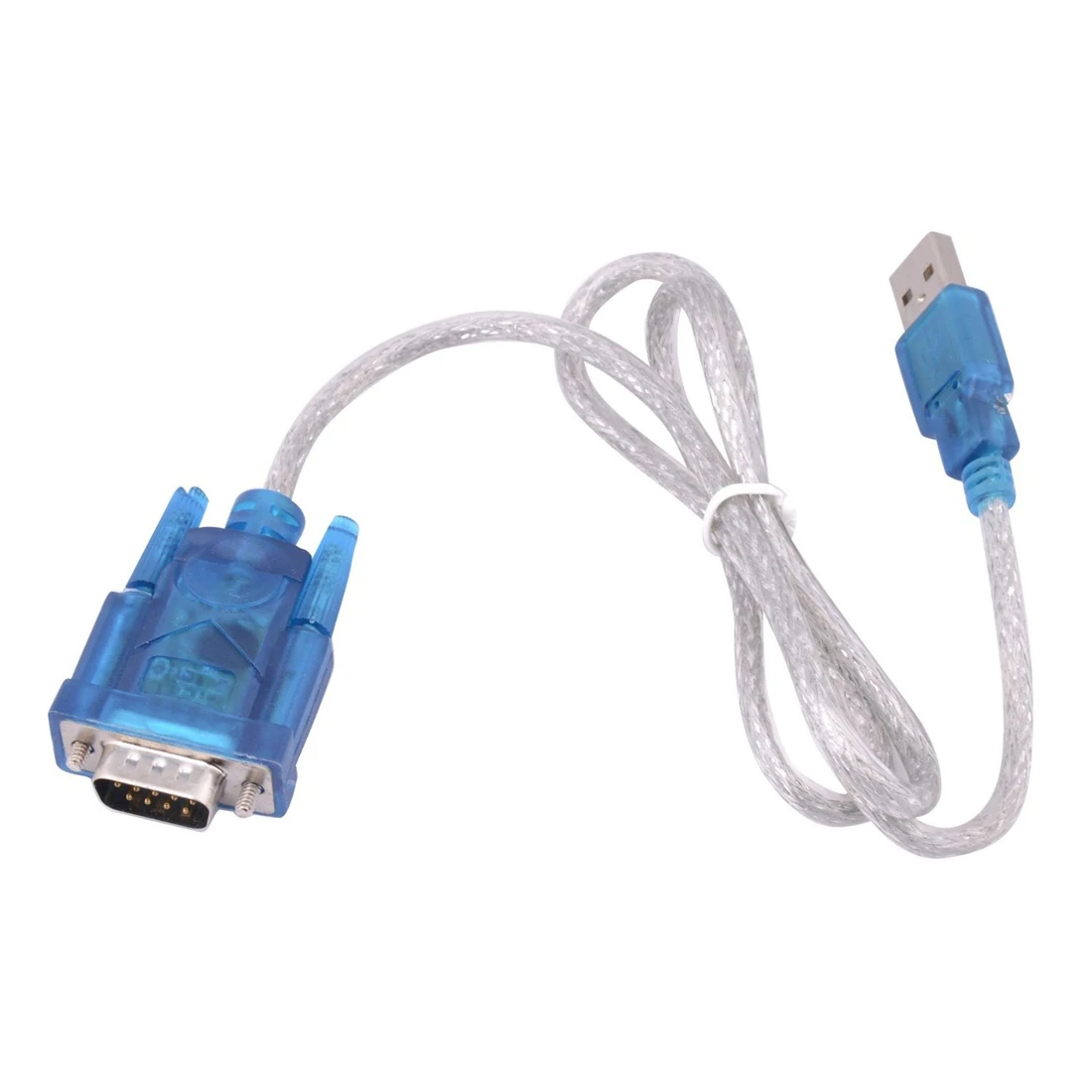 2Pcs USB to RS232 Serial Port 9 Pin DB9 Cable Serial COM Port Convertor Adapter
