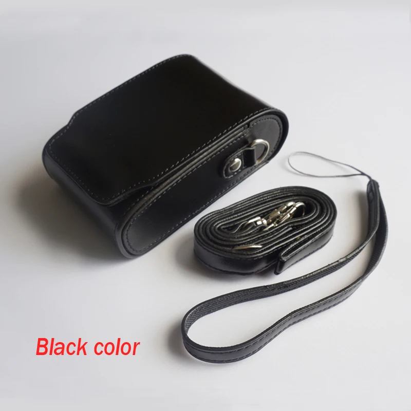 Чехол из искусственной кожи для камеры panasonic ZS45 ZS40 ZS35 ZS30 LF1GK защитная сумка с плечевым ремнем+ ремешок на руку