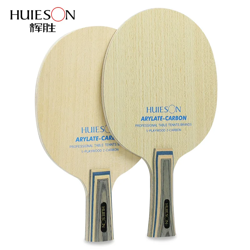 Huieson 7 رقائق Arylate الكربون الألياف تنس طاولة شفرة خفيفة الوزن بينغ بونغ مضرب شفرة تنس طاولة اكسسوارات