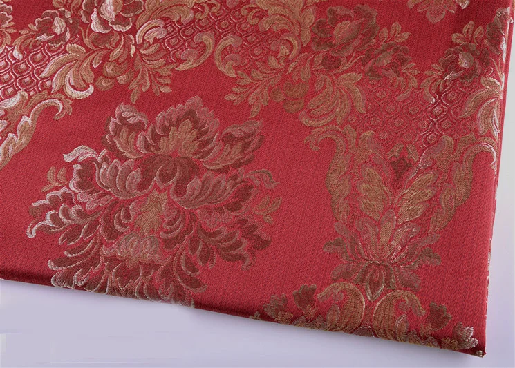HLQON Европейский стиль жаккардовая ткань для скатерти, стеганые и швейные диван, занавески, сумки, подушки Материал пэчворк