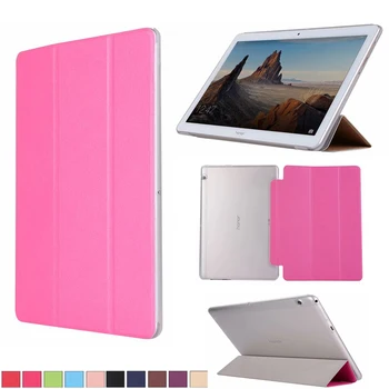 

Case For Huawei MediaPad T3 10 AGS-L09 AGS-L03 9.6 inch Cover Funda Tablet PU Leather Flip Folding Folio Stand Shell