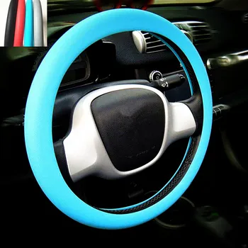 

Car styling Hot silicone car steering wheel cover For Nissan Teana X-Trail Qashqai Livina Tiida Sunny March Murano Geniss Juke