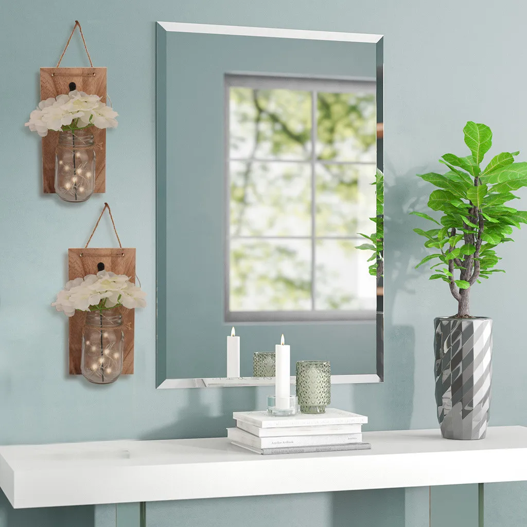 home tool set Mason Jar Sconce With LED Fairy Lights Rustic Hanging Wall Decor US Stock home decoration accessories