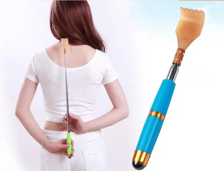 Back Scratcher Massager Body Head Massage Home Massageador Claw Stick Shoulder Adjustable Telescopic Magnet Extendible Care natural jade massager beauty roller massageador double agate massage stick facial ministry lymph drainage health care equipment