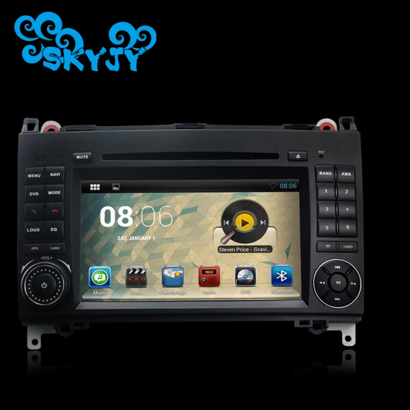 

7" HD Android 8.1 OS Car DVD Player for Mercedes Benz GPS Nav Radio Stereo Bluetooth TV Wifi 3G Free GPS Card 2017 New Sales