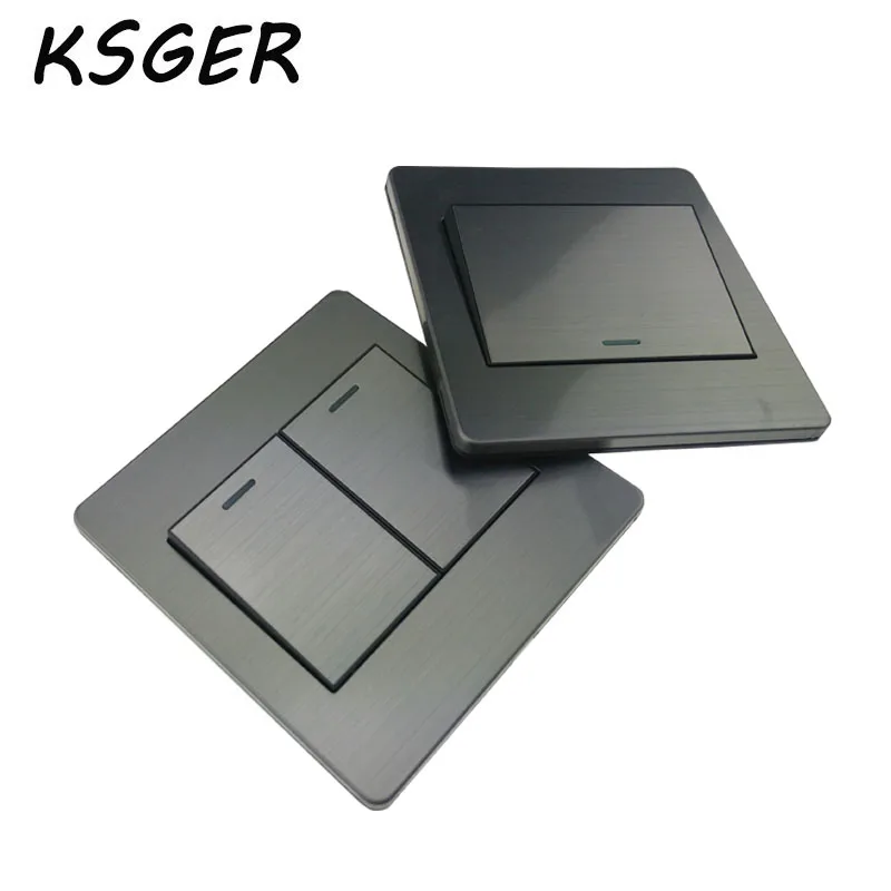 

86 Wall Panel High-Grade Home Toggle Switch One Gang One Way Two Gang One Way Smart Wall Switch For Home Living Room Bedroom