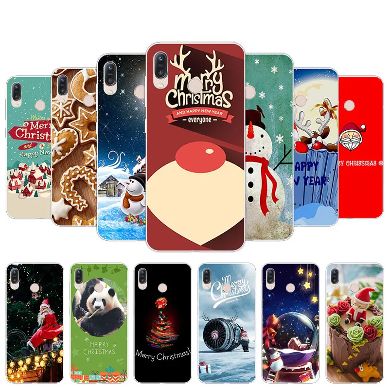

Silicon Case For Asus Zenfone 4 Max ZC520Kl Christmas Day Cover For Asus Zenfone 4 Max ZC520Kl 5.2" Clear TPU DIY Back Coque