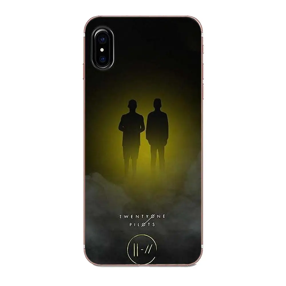 Мягкий Twenty One Pilots желтый для Apple iPhone 4 4S 5 5C 5S SE 6 6S 7 8 Plus X XS Max XR|Чехлы-накладки| |