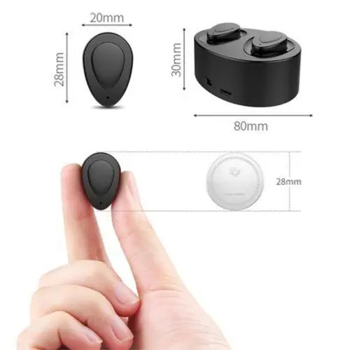 2019 Mini TWS K2 Wireless Stereo Earphone In Ear Bluetooth Bass Outdoor Sport Earbuds Headset MIC Gaming Earphones IPX5 New