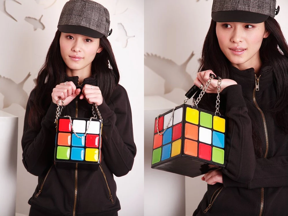 Новые женские сумки Rubik на осень и зиму, маленькие сумки на одно плечо, диагональные женские кошельки с кубиками, мини-сумки