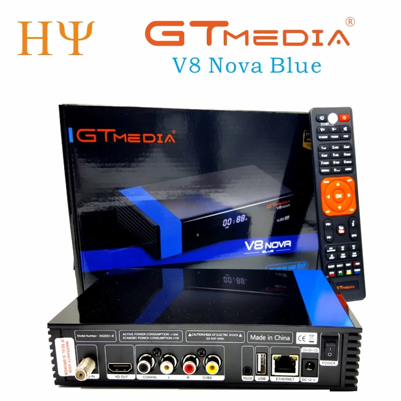 3 шт./лот Gtmedia V8 NOVA Blue поддержка H.265 лучшая freesat super V9 set top boxDVB S2 спутниковый ресивер