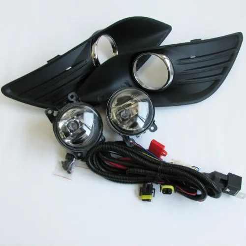 

Clear Lens Fog Drving Light Lamps & Covers Kits With Harness For Ford Fcous 2009-2011